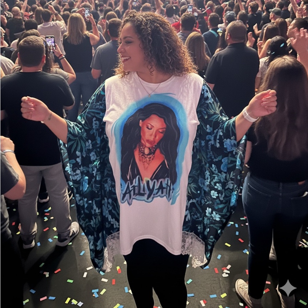 Upcycled Aaliyah Kimono